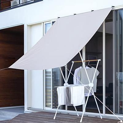 Takasho CLS-20LGW Sunshade/Rain Shade, 1.8 X 2m, Water-Repellent, Light Gray, Sunshade Awning, Privacy Screen