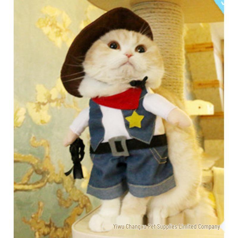 Deadly Doll Pet Costume: Halloween Dog Outfit with Knife Dagger for Puppies