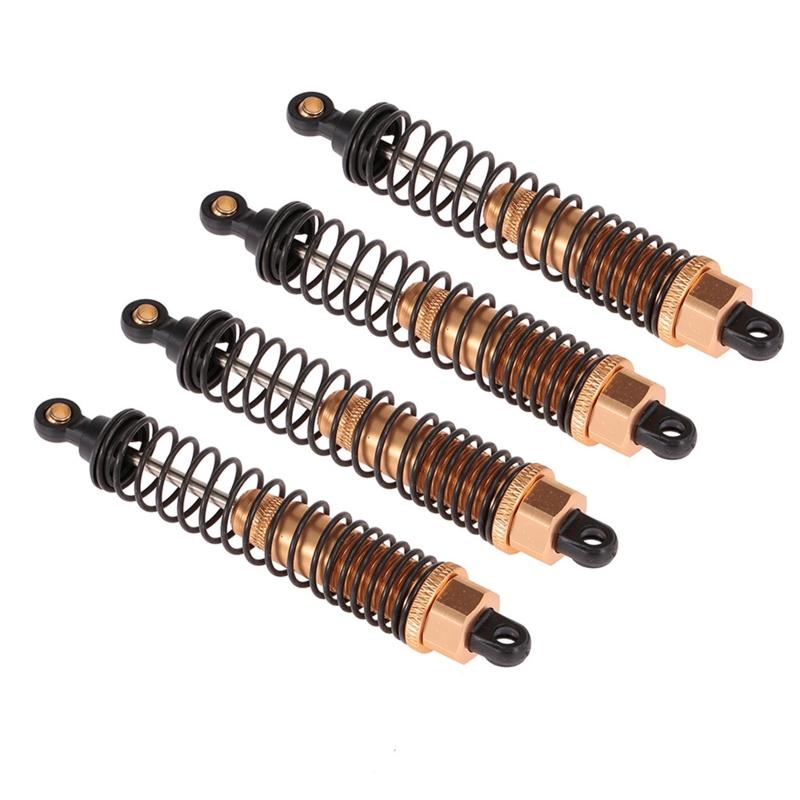 

10 см Металевий Амортизатор RC Гусеничний Регульований Зібраний Пружинний Демпфер для 1:10 Redcat Offroad для гонок на Монстр-траках золотий