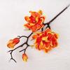 Simulation of Mid-branch Magnolia, Head Magnolia Desktop Flower Arrangement, Fake Flower Simulation of Magnolia Wedding PU Flower Material