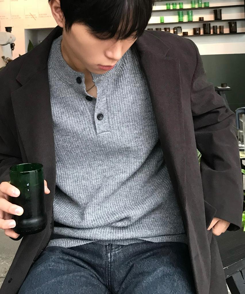 Mindbridge [Couture] Corduroy Oversized Jacket - 2 Colors