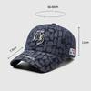 Letter Embroidery Baseball Cap for Unisex Sunshade Cap Outdoor Cap