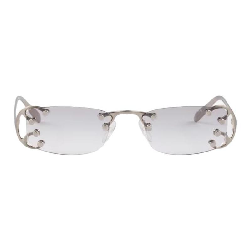 Prada Personalized design metal square sunglasses