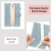 Adjustable  Straps Pen Sleeve Pouch PU Leather Pencil Holder Case for Notebook  Office