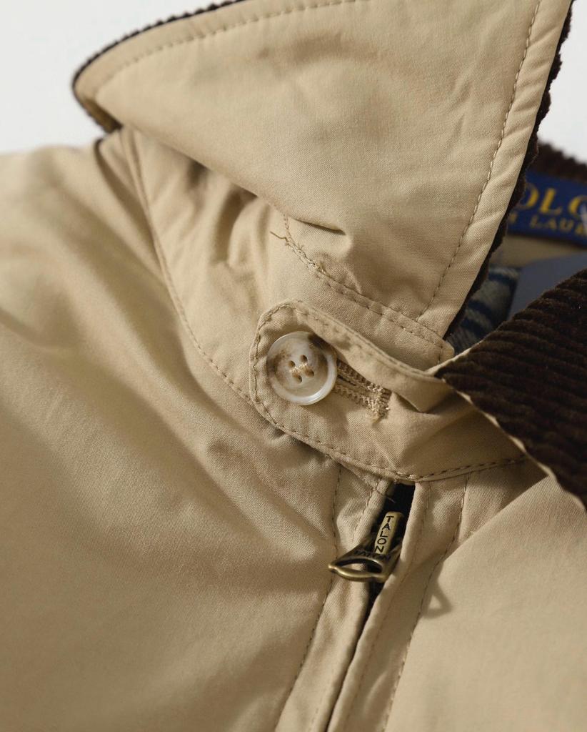 Unisex RL Pony Dicke Reversjacke - Klassische Retro Bestickte Baumwollmode.