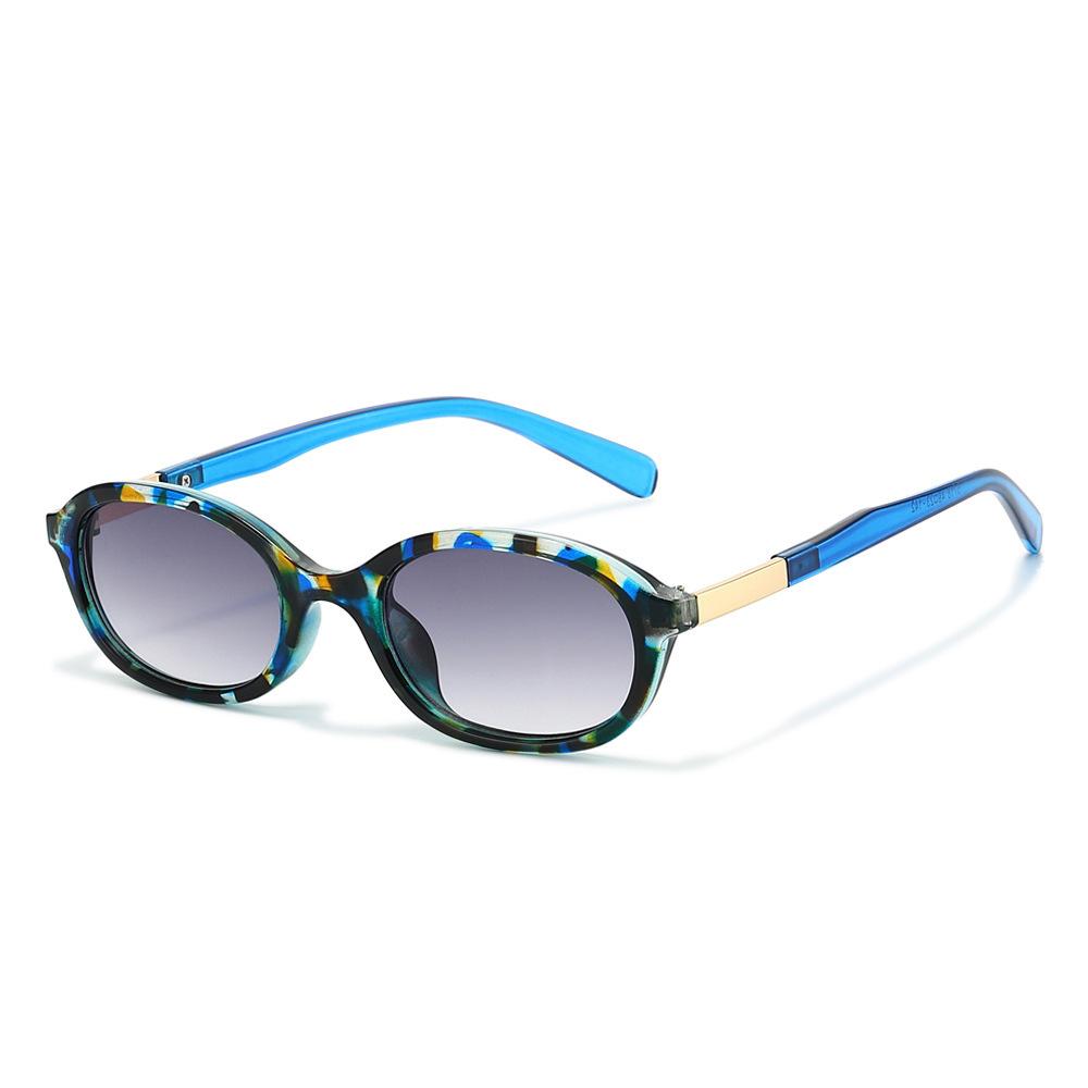 2026 New Vintage Oval Sunglasses Minimalist Fashion and Versatile Small-Frame UV-Protective Sun Glasses UV400 Shades Eyewear
