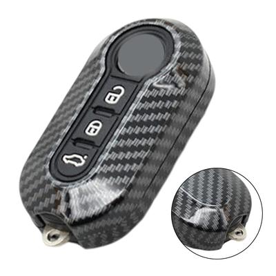 Abarth Key Cover Carbon Key Case Dust Protection Easy To Install Scratch Protection Secure Fit Snug Fit For Punto