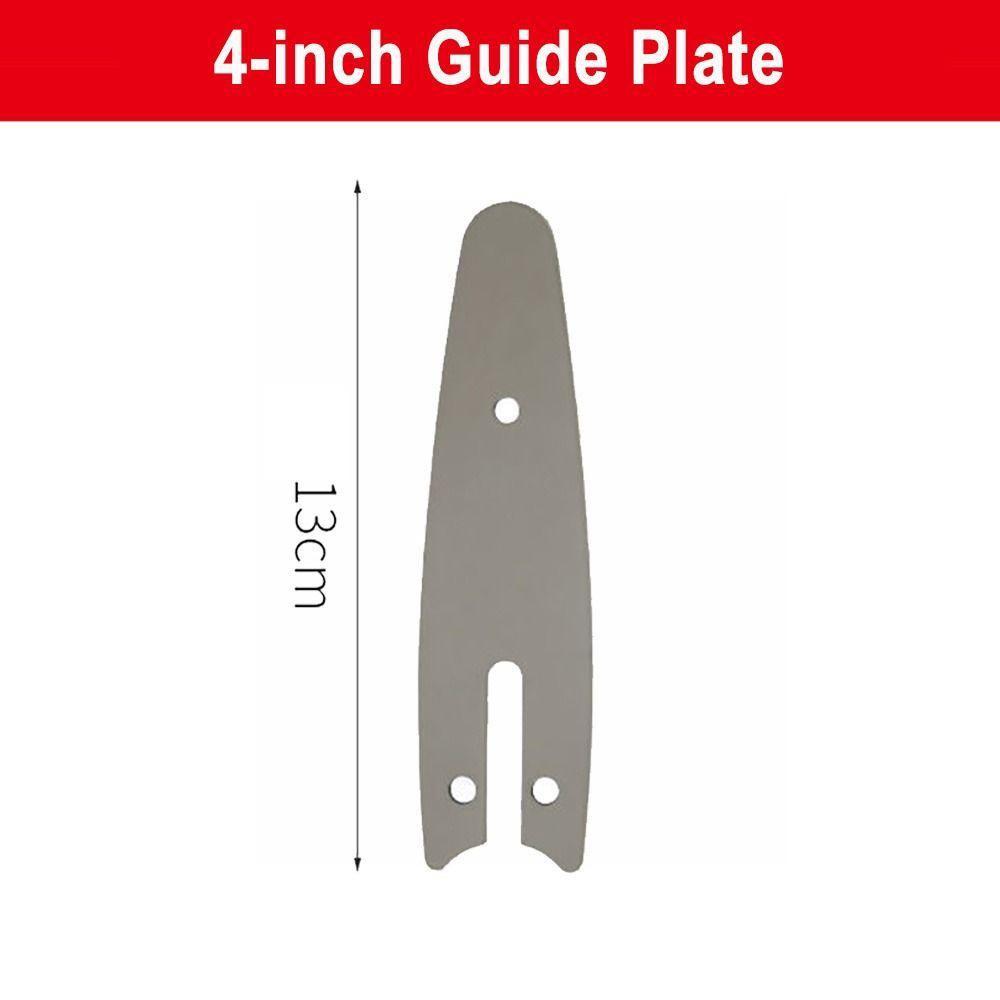 1Set for Electric Saw Chain Guide Plate Set Electric Saw Parts Garden Tool Saw Chain Kit 4/6/8 Inch Logging Pruning