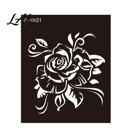 Indian Hand-painted Tattoo Henna Stencil Reusable DIY Tattooing Template Floral Animal Patterns Hand And Wrist Stencil for Temporary Tattoos