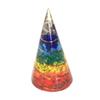 Orgonite Cone Chakra Copper Crystals Gemstones 80mm