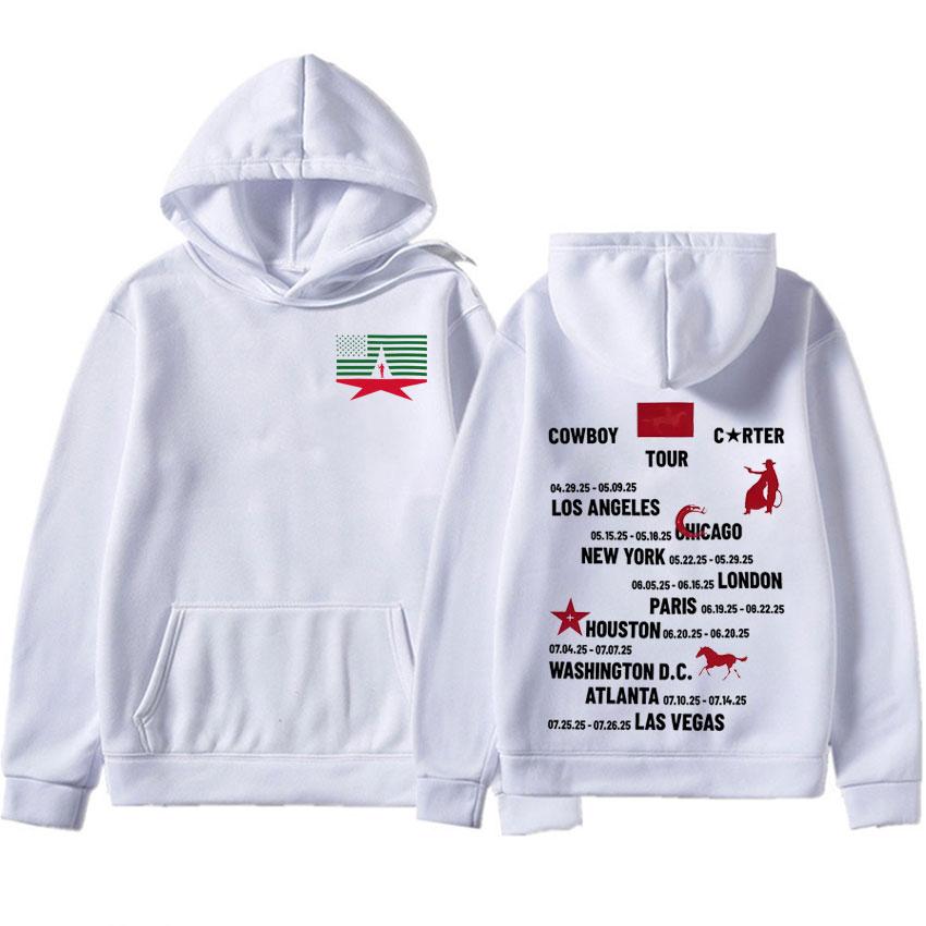 Dámské Mikiny Beyonce Cowboy Carter Tour Módní Vysoce Kvalitní Oversized Pulovry Pánské Dámské Tištěné Na Každý Den