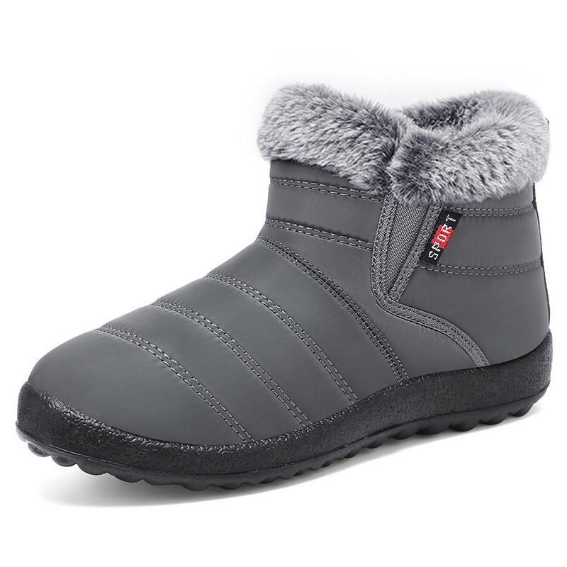 Shoes women's cotton shoes winter piled thickened cotton boots new cold and warm snow boots versatile casual women's boots