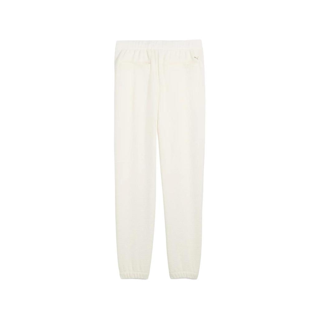 PUMA Boulder Knitted Sweatpants Women's Warm White Moderate Cuffed Pants (Unisex) Knitted Sweatpants 63774201 WRM | Warm White