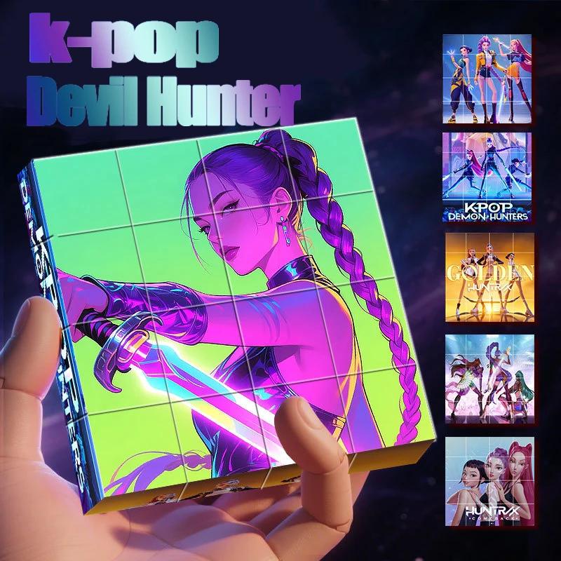 

Kpop Охотник на демонов Магнитные строительные блоки Аниме Мультфильм Детская вечеринка Коллекционируй Руми Мира Зои Детские развивающие игрушки STEM DIY Набор для сборки 3D