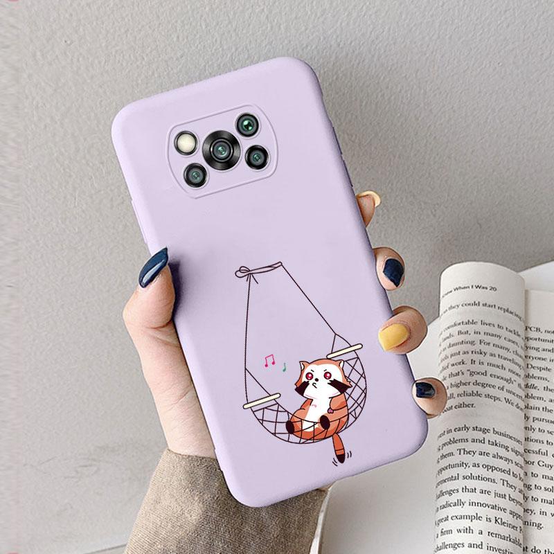 Case For Poco X3 Pro Pocox3 X 3 NFC Cute Heart Flower Back Cover Soft Silicone Matte Protective Funda For Xiaomi Poco X3 Pro Bag