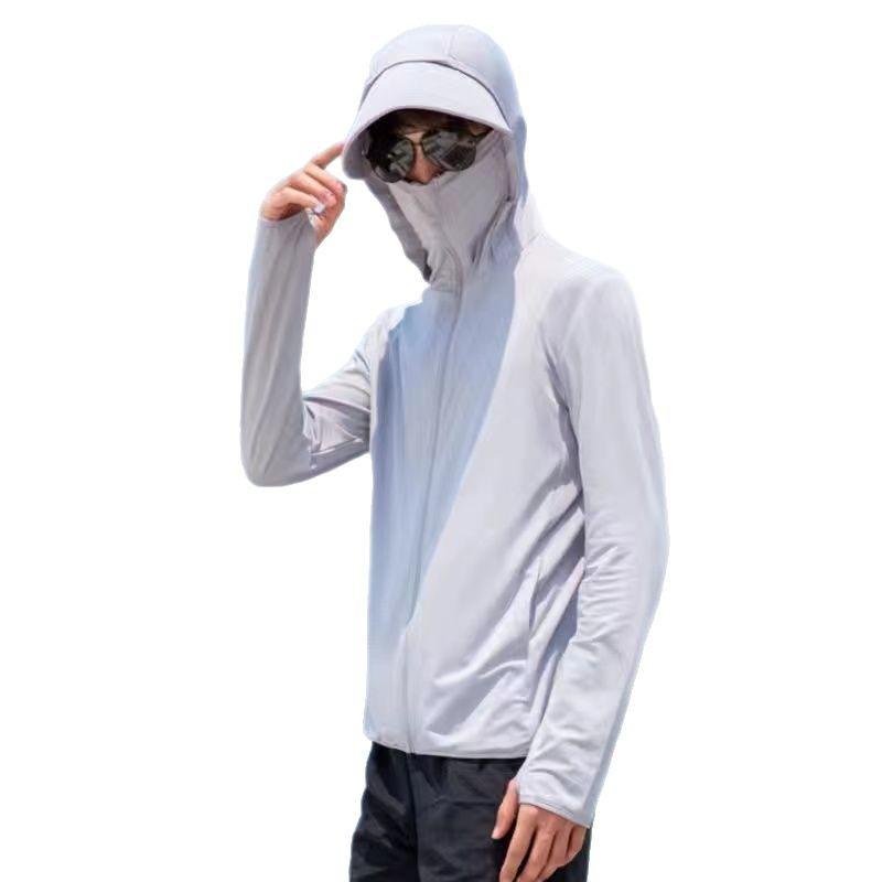 Men's Ultra-thin Ice Silk Fishing Jacket - Breathable, Anti-UV, Sun Protection for Summer Outdoors (2025 New)