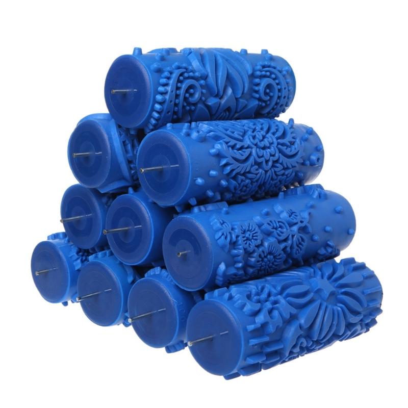Rullo Testurizzatore Professionale 5 Pollici Rullo Pittura Gomma Stampata Ideale Per Progetti Artistici E Vernici Metalliche