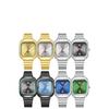 OPK Brand Watch Square Steel Belt Men's Watch Luminous Waterproof Single Calendar Quartz Watch Men's Watch