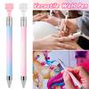Rhinestone Picker Refillable Wax Pen DIY Nail Art Rhinestone Painting Decoration Dotting Wax Pen Rotatable Rhinestone Pick-up Tools with Refill