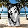 Elvis Beach Towel Quickdry Soft Microfiber Comfortable Lightweight
