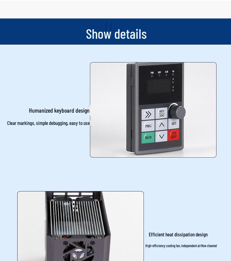 

EasyDrive VFD Mini Series: L/S - 0.75KW, 1.5KW, 2.2KW