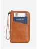 2024 RFID Travel Passport Holder & Ticket Organizer - Multifunctional Zip Document Bag