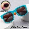 Fashion Ultralight Folding Sunglasses UV400 Sun Glasses for Kids Boy Girl Outdoor Portable Sunshades Eyewear