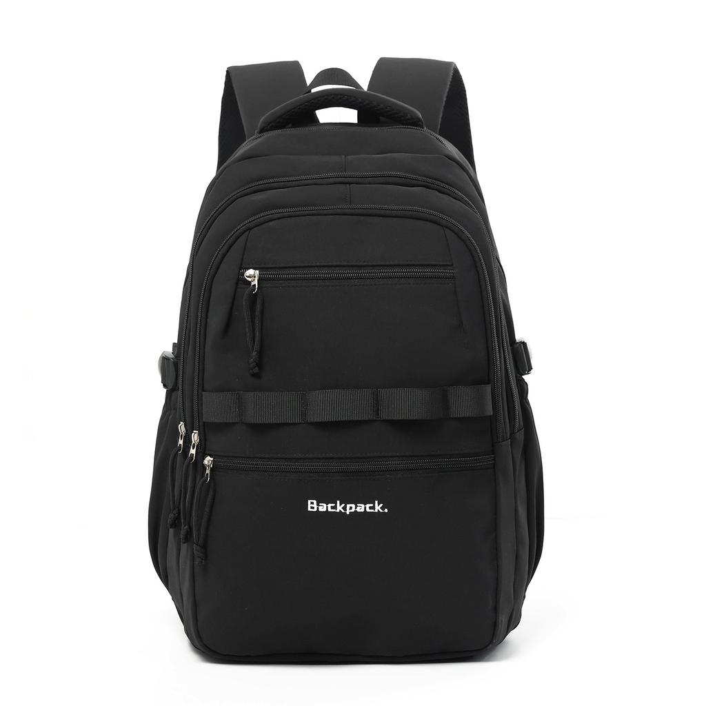 School bag new trendy outdoor casual large-capacity backpack, junior high and high school student class backpack, computer waterproof backpack
