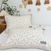 Set of 2 All-Cotton Gauze Pillowcases: Snap Button, High-Density, Non-Shedding, Four-Season Use