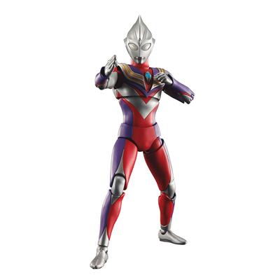 BANDAI SPIRITS Standart Ultraman Tiga Plastik Model Figür-yükselme Çok tipli Renk kodlu