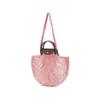 Longchamp Le Pliage Filet 38 Solid Handle Mesh Fabric Tote Bag Large Women Tote Bag Pink 10121HVHP63