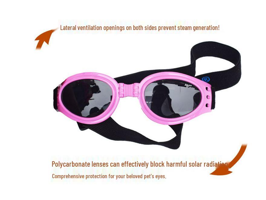 Foldable Windproof & Sunproof Dog Sunglasses - Protective Pet Accessories In Six Colors