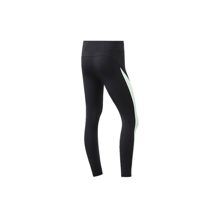 Li Ning Training Series Yoga Color Block Training Running Fitness Pants Women Pants Black AULR002-1