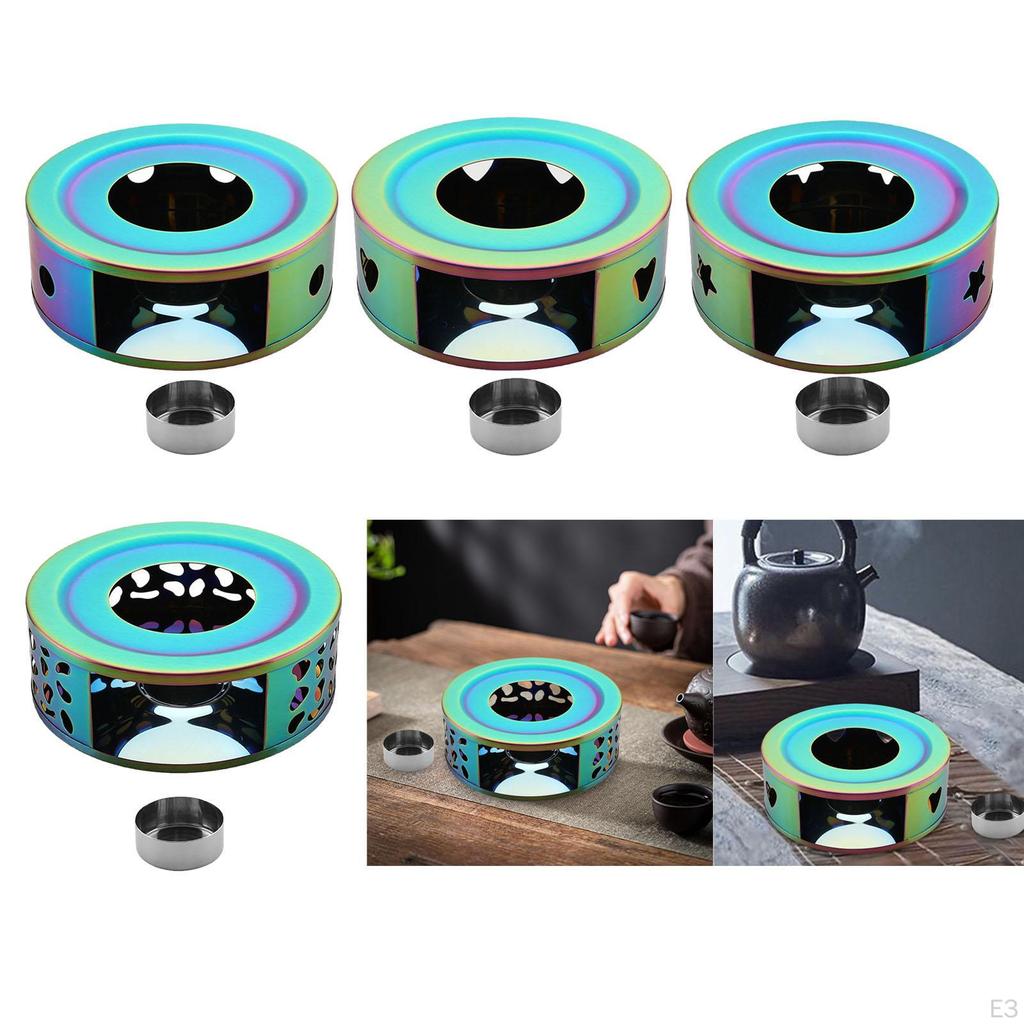 Coffee Tea Warmer Teapot Heater Hollow Frame Birthday Gifts Pots Warming Use Pot Heating Base