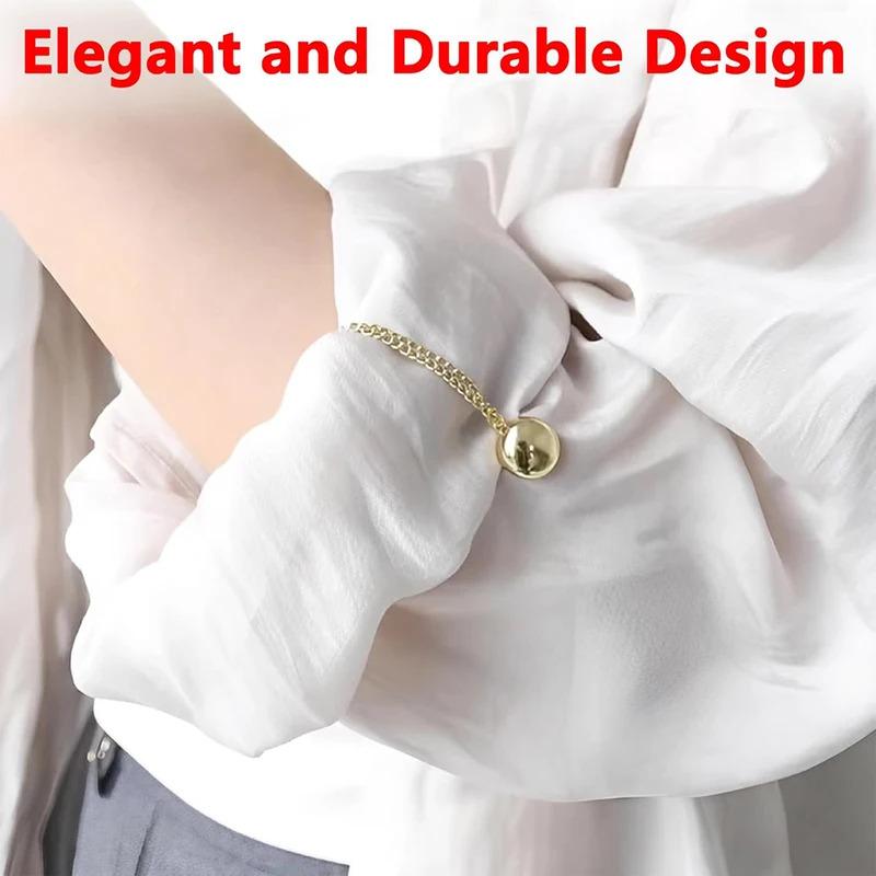 4-Piece Magnetic Clothing Clips – Multi-Purpose No-Pin Clips for Hemming, Pants & Women's Garments