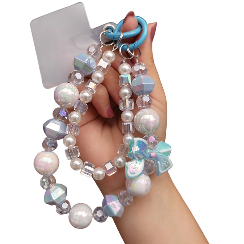 Handmade Beaded Phone Lanyard With Adjustable Wrist Strap Anti Loss Design For Smartphones Keys Accessories