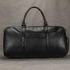 Men'S Leather Travel Bag Waterproof Lining Fitness Bag Dry And Wet Separation Cowhide Duffel Bag With Shoe Position Shoulder Bag