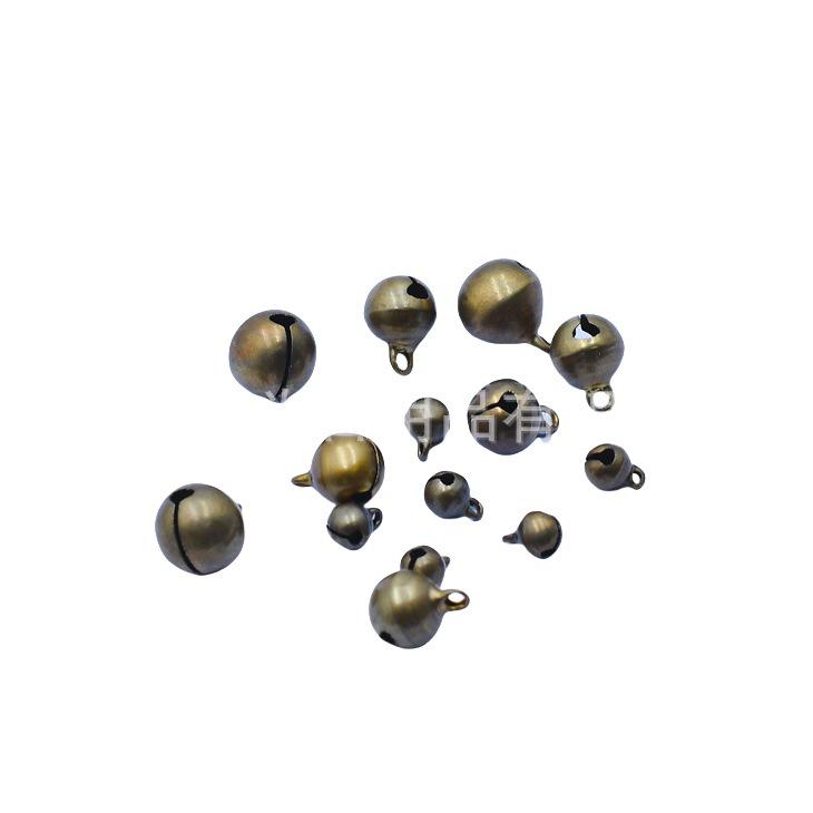 Retro Bell Accessories: 8mm, 10mm, 12mm, 14mm, and 6mm Copper Antique Bronze Bells (k232) 6mm