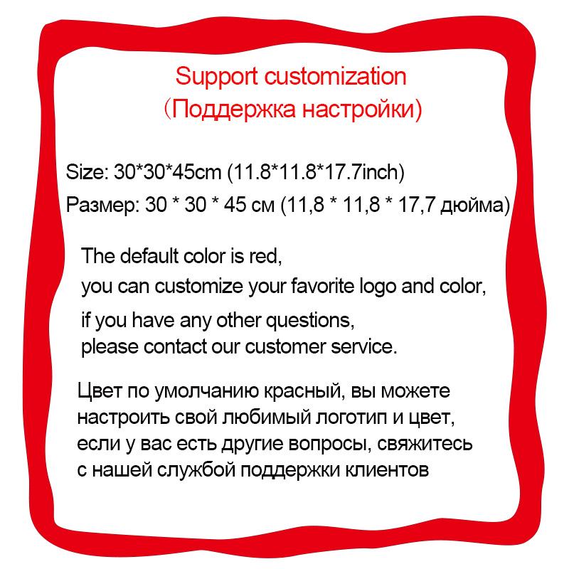 O SHI CAR Organizer Pu Leather Storage Bag Pp Board Collapsible Organizer In the Auto Customized Logo Waterproof Storage