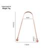 Pure Copper Tongue Scraper and Cleaner – Portable Tongue Brush Tool for Effective Oral Hygiene
