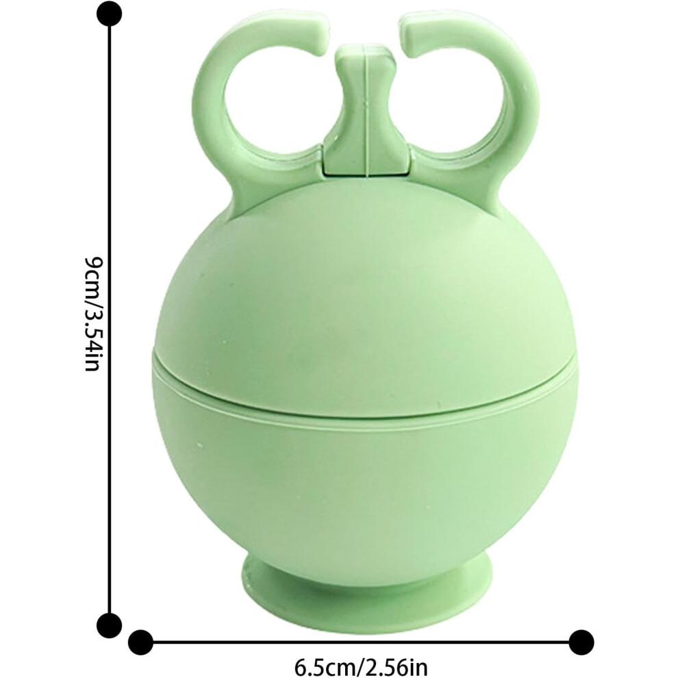 Ice Face Mould Silicone Face Ice Mould Spherical Face Ice Mould Roller For Face Women Reusable Green