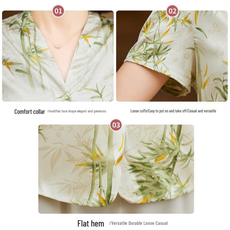 Jianhu Women's V-Neck Short Sleeve Summer T-Shirt