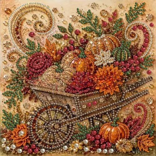 Halloween DIY Malowanie Diamentami Samoprzylepny Kreskówkowy Dynia Malowanie Perłami Styl Ins Dekoracja Sypialni Obraz