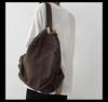 Retro Forest Canvas Backpack for Girls - Japanese Harajuku Style, Simple & Versatile for High School Students