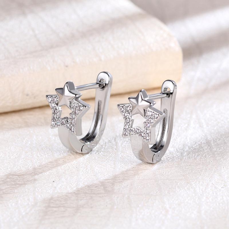 Trendy European & American Style Star Ear Hoops, Cuffs & Rings