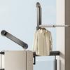 Portable Clothes Drying Holder Foldable Clothes Drying Rack Suction Cup Folding Sock Clip  Hotel