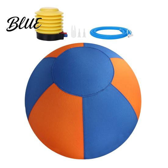 Interactive Dog Ball Herding for Dogs Calming with Cover Handle Inflatable Training Anti-burst Toy Large Breeds Small Medium Active Play Exercise