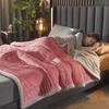 AB Version Milk Velvet Multifunctional Winter Shawl and Blanket - Thick, Warm, Double-Sided Velvet
