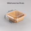Disposable Kraft Paper Octagonal Lunch Box