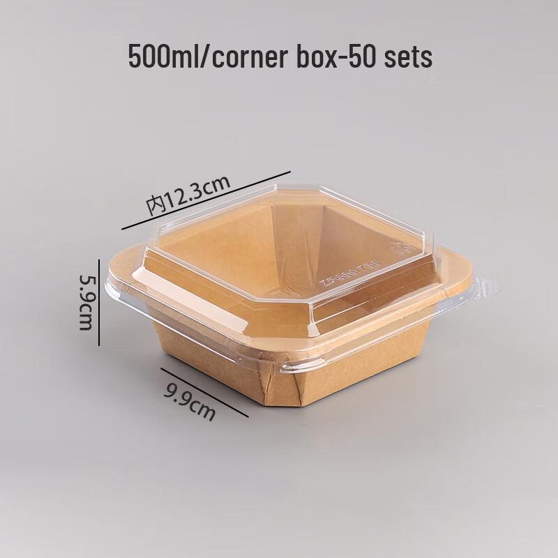 Disposable Kraft Paper Octagonal Lunch Box